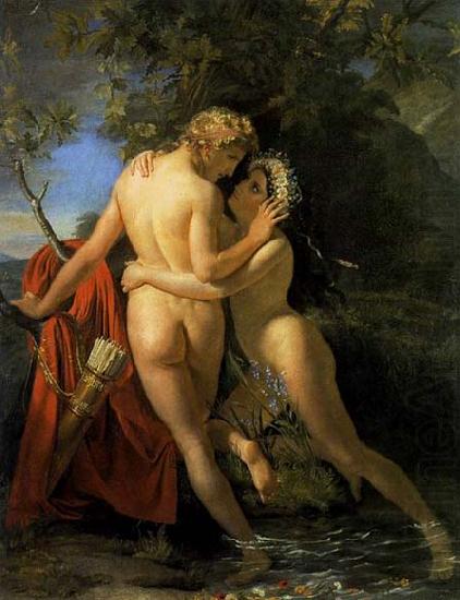 Francois Joseph Navez The Nymph Salmacis and Hermaphroditus china oil painting image